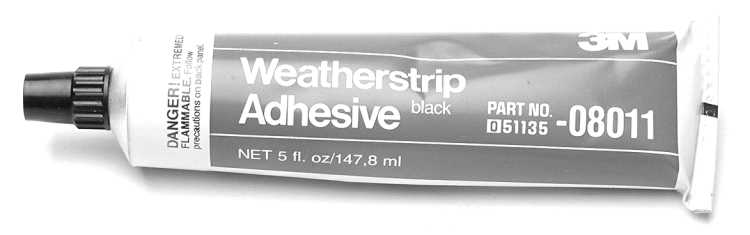 3M™ Black Super Weatherstrip Adhesive