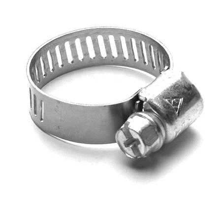 #6 All Stainless Hose Clamp 3 8 - 7 8 Range, 1 2 Wide 